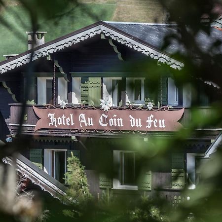 Hotel Au Coin Du Feu Megève Exteriér fotografie