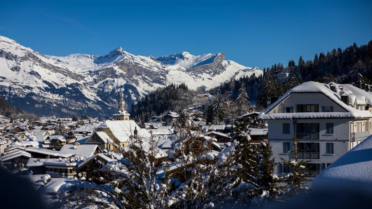 Hotel Au Coin Du Feu Megève Exteriér fotografie