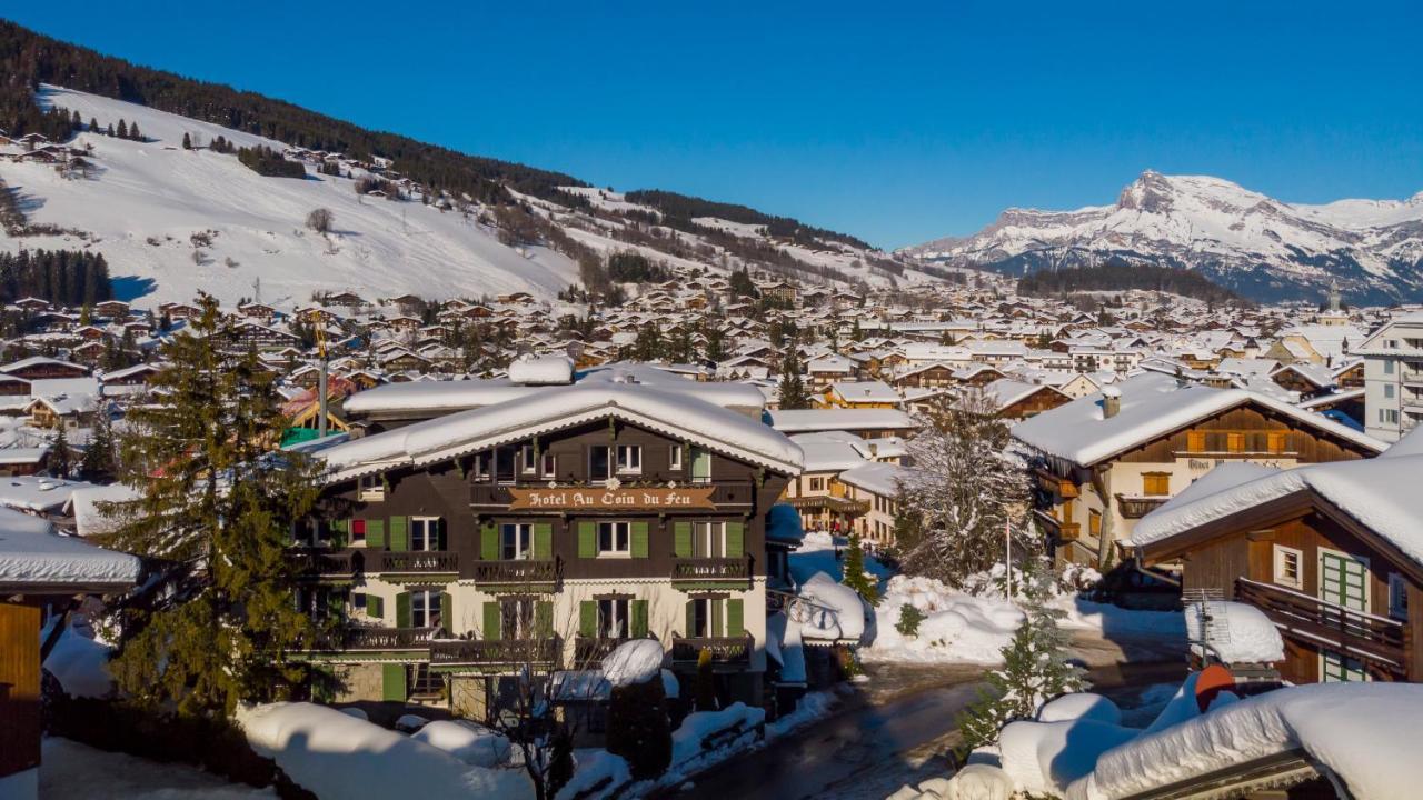 Hotel Au Coin Du Feu Megève Exteriér fotografie