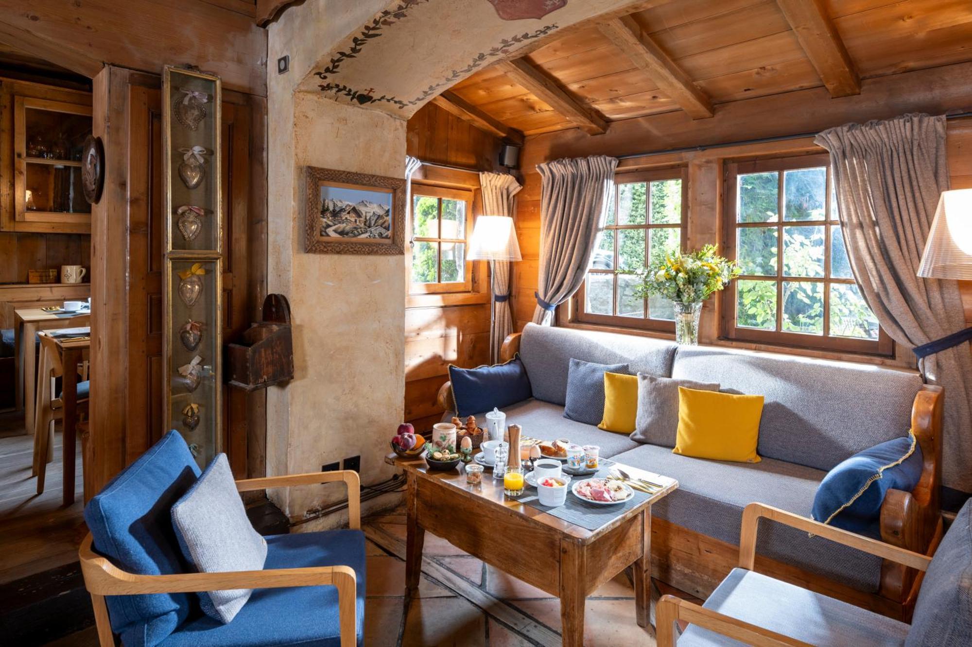Hotel Au Coin Du Feu Megève Exteriér fotografie