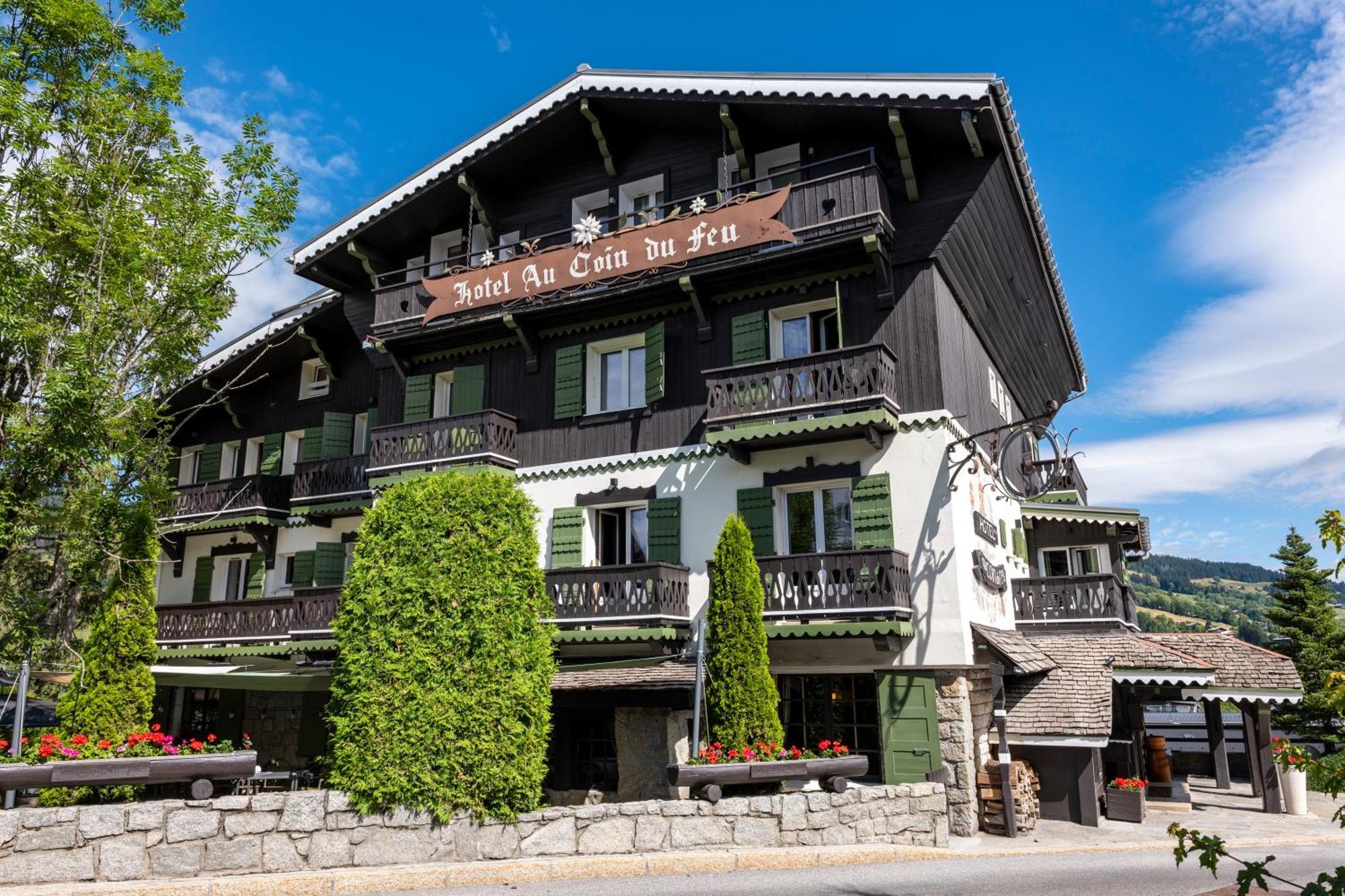 Hotel Au Coin Du Feu Megève Exteriér fotografie