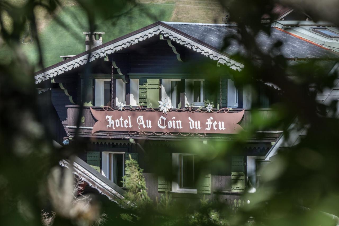 Hotel Au Coin Du Feu Megève Exteriér fotografie